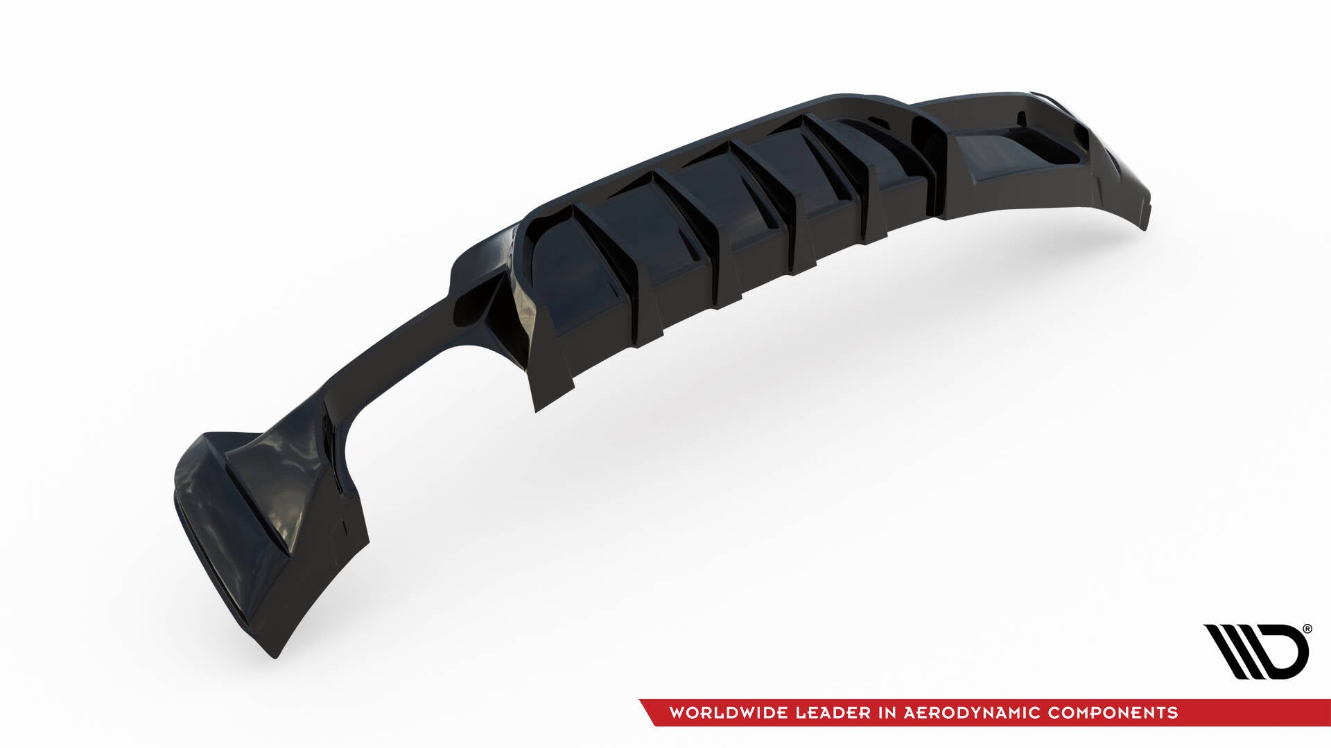 Maxton Design - Diffusor Heckansatz für BMW 4er Coupe / Gran Coupe / Cabrio M - Paket F32 / F36 / F33 (Einzelauspuff li.) - Aerowerk.