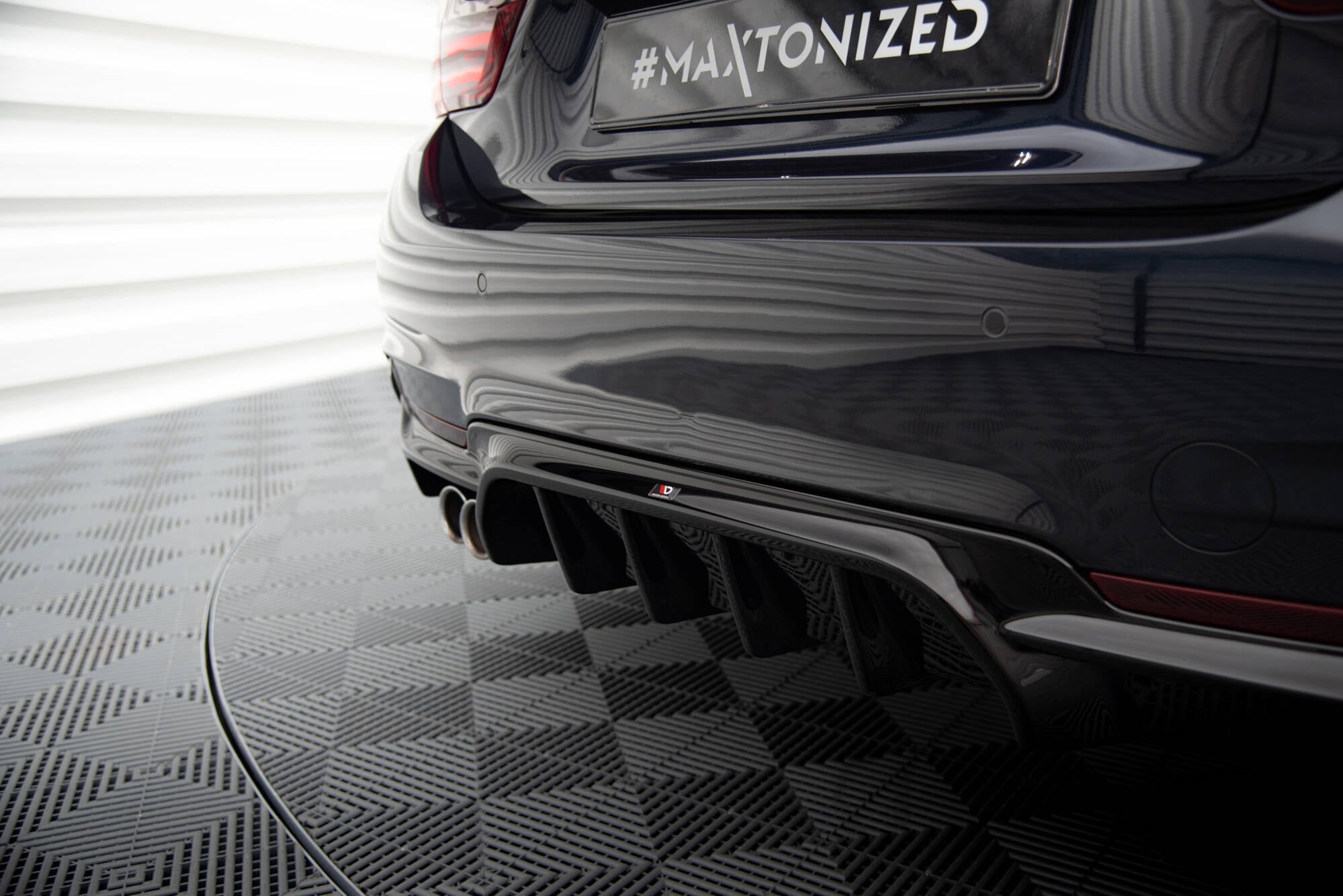 Maxton Design - Diffusor Heckansatz für BMW 4er Coupe / Gran Coupe / Cabrio M - Paket F32 / F36 / F33 (Einzelauspuff li.) - Aerowerk.