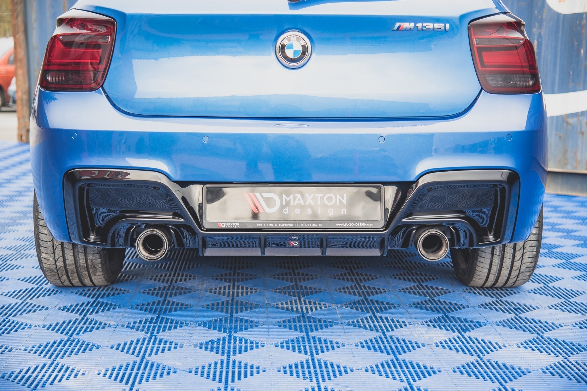 Maxton Design - Diffusor V1 Heck Ansatz für BMW M135i F20 - Aerowerk.