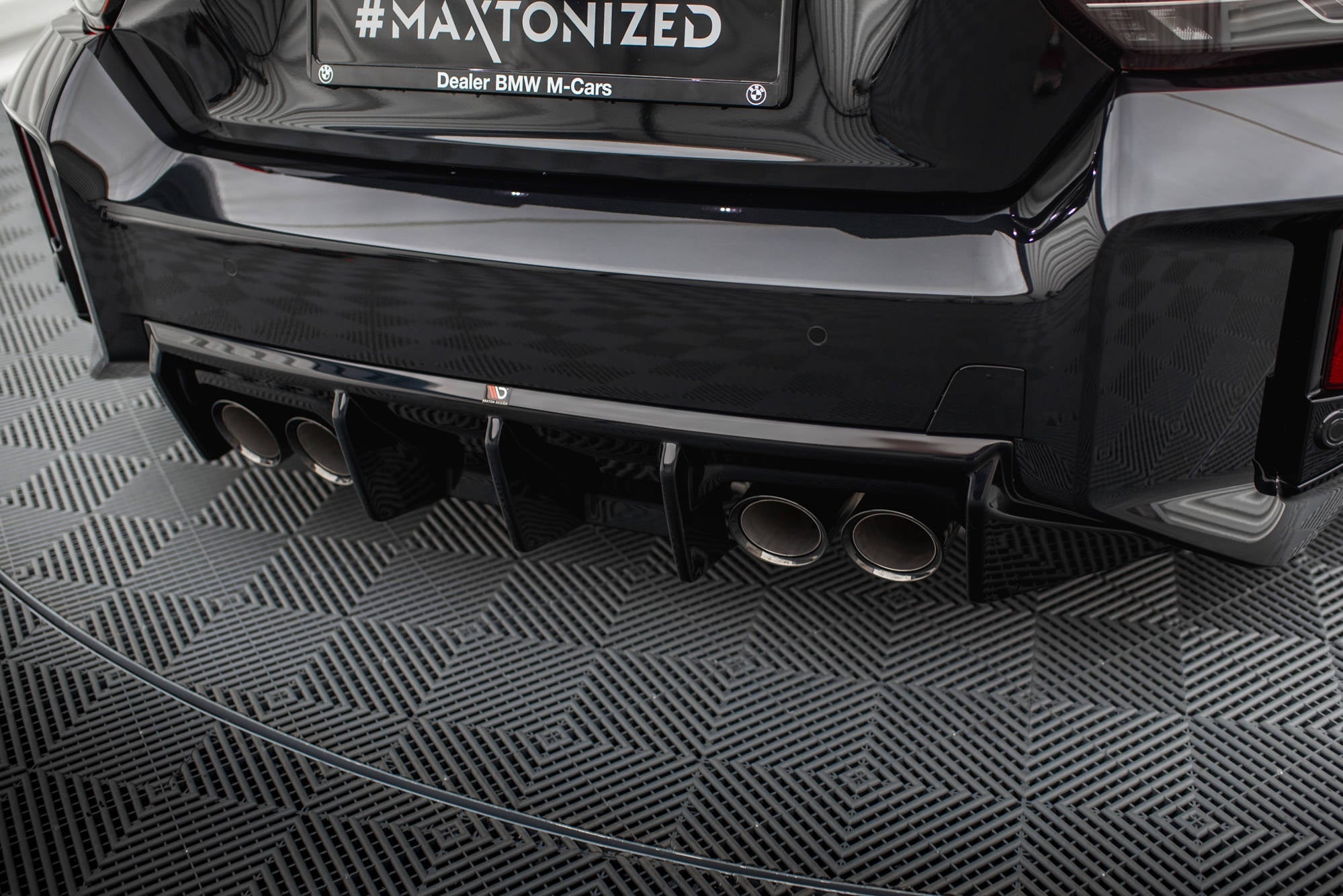 Maxton Design - Diffusor V.1 Heck Ansatz für BMW M2 G87 - Aerowerk.