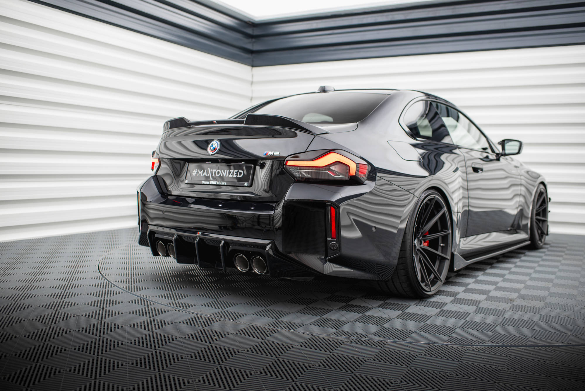 Maxton Design - Diffusor V.1 Heck Ansatz für BMW M2 G87 - Aerowerk.