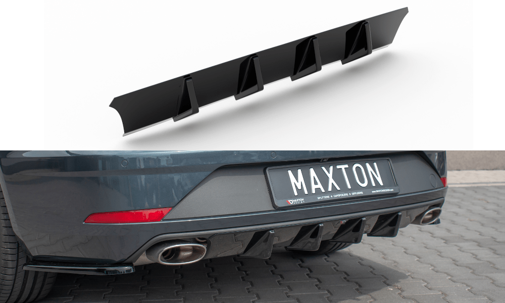 Maxton Design - Diffusor V1 Heck Ansatz für Seat Leon Cupra Mk3 FL Sportstourer - Aerowerk.