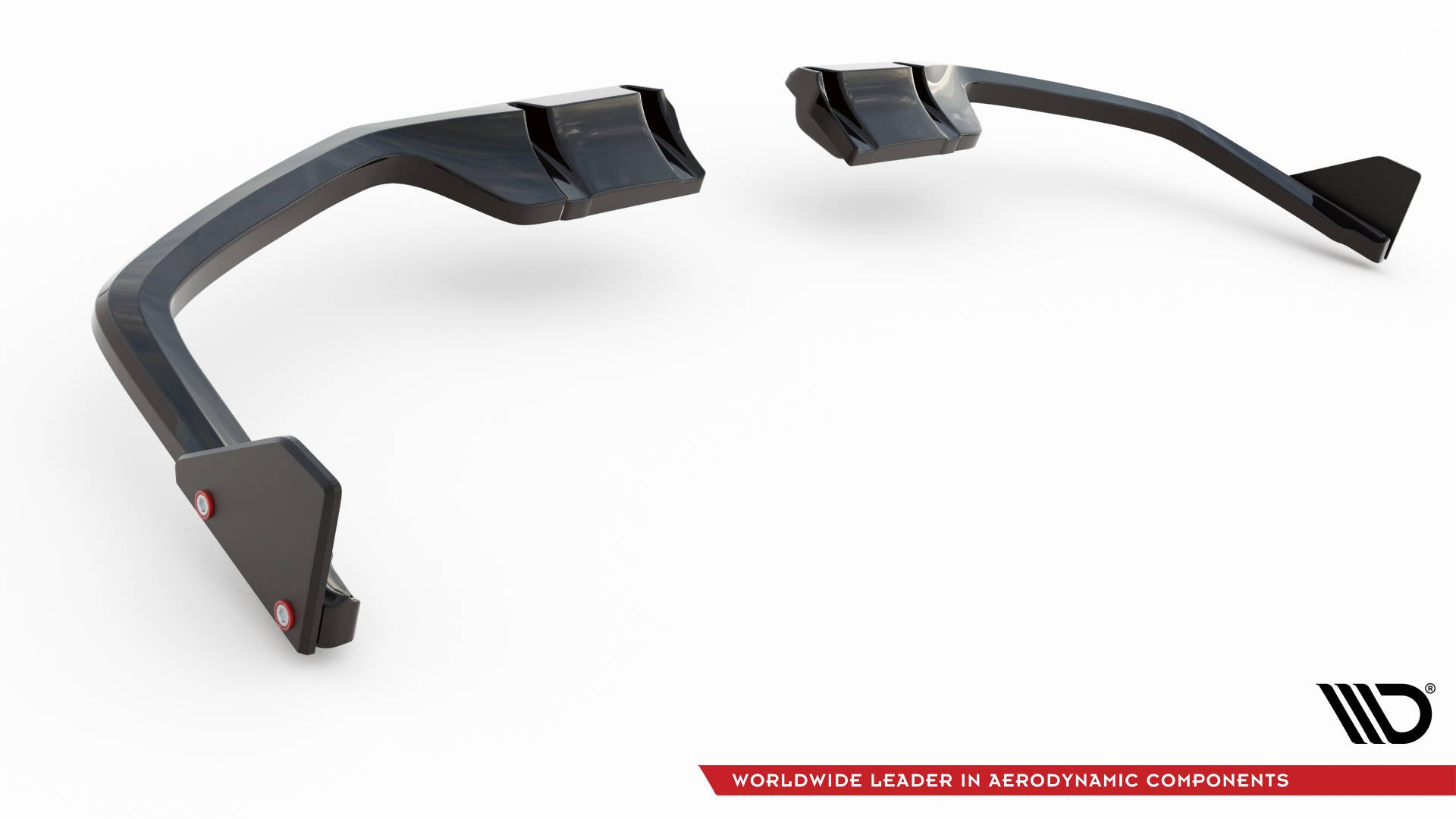 Maxton Design - Diffusor V1 (mit einem vertikalem balken) + Flaps für Honda Civic Sport Mk 10 Facelift - Aerowerk.