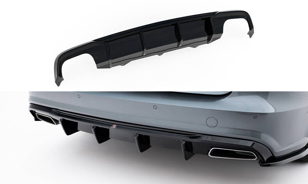 Maxton Design - Diffusor V2 Heck Ansatz für Audi A6 / A6 C7 S - line/ S6 C7 Facelift - Aerowerk.