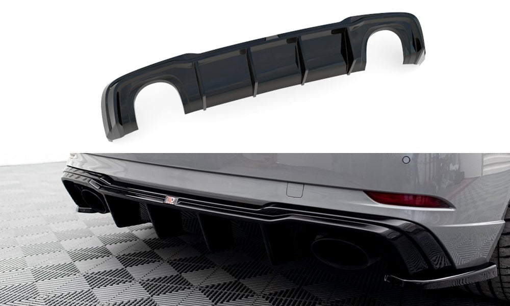 Maxton Design - Diffusor V2 Heck Ansatz für Audi RS3 8V Sportback Facelift - Aerowerk.