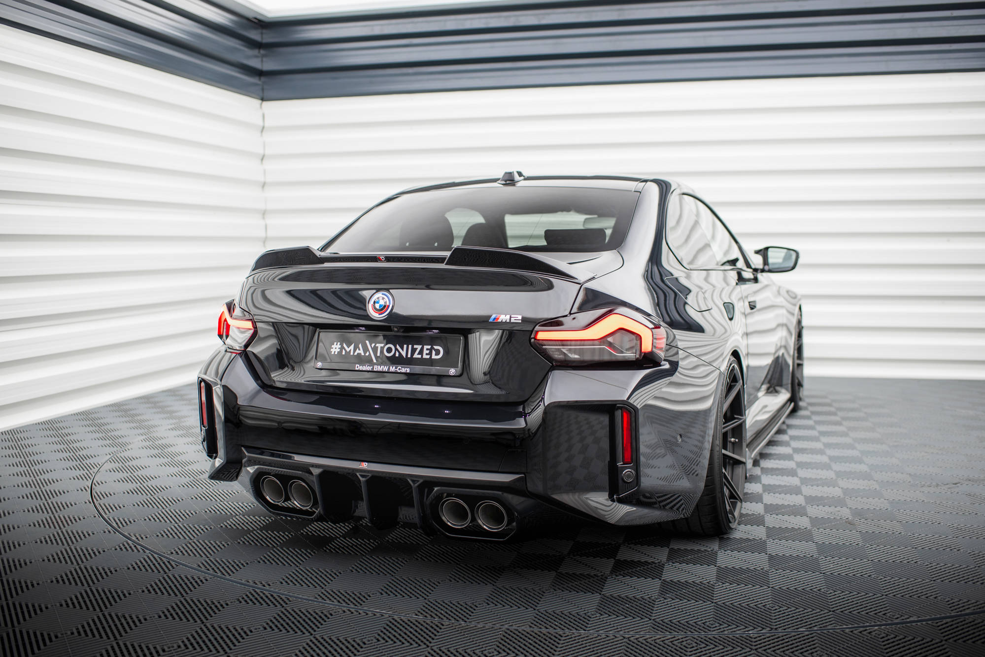 Maxton Design - Diffusor V.2 Heck Ansatz für BMW M2 G87 - Aerowerk.