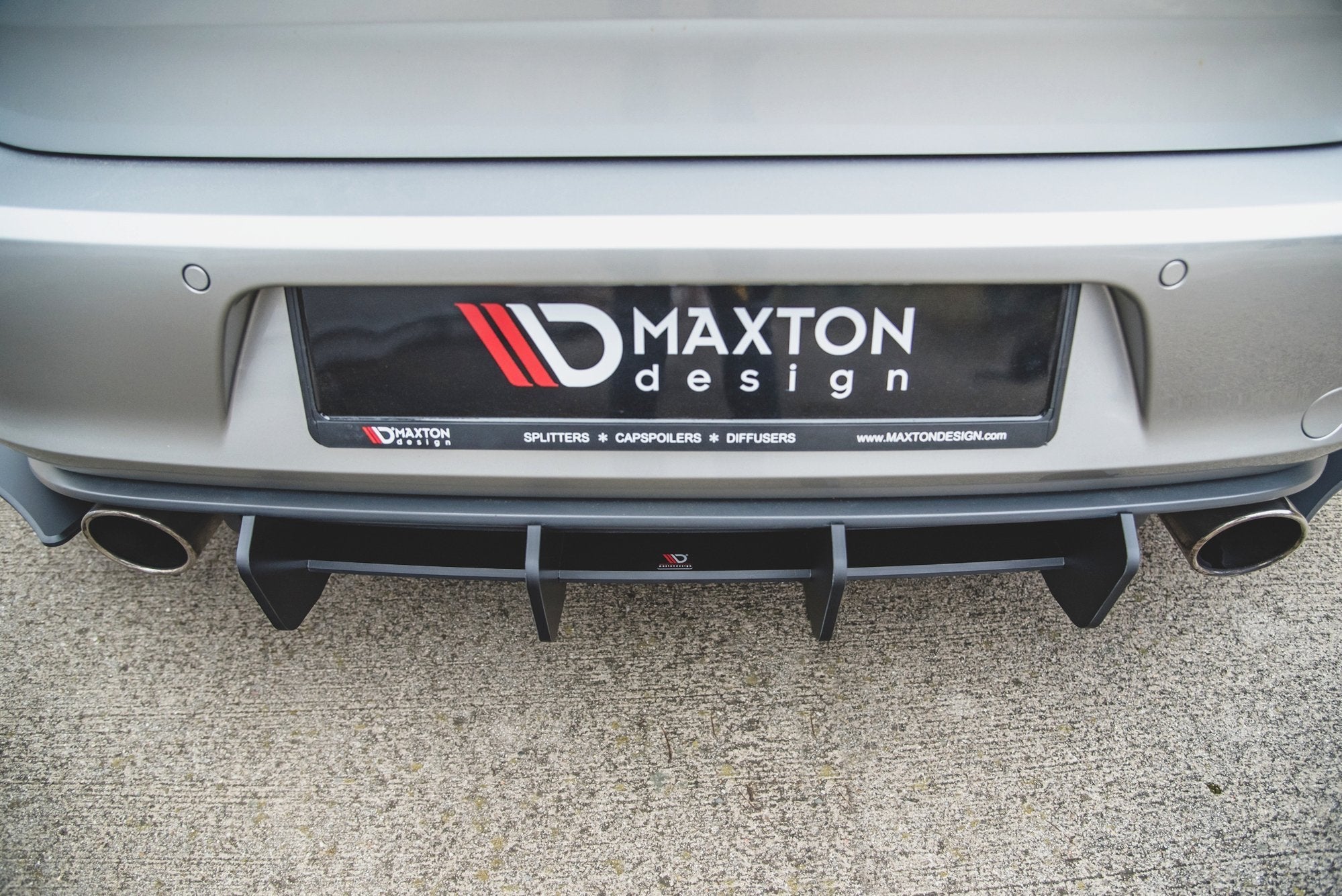 Maxton Design - Diffusor V2 Heck Ansatz für Diffusor für VW Golf 7 GTI - Aerowerk.