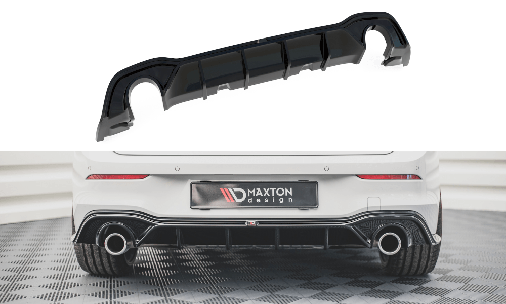 Maxton Design - Diffusor V2 Heck Ansatz für VW Golf GTI Mk8 - Aerowerk.