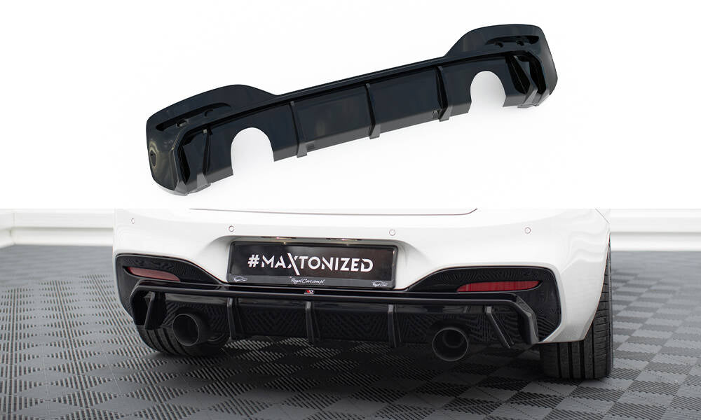 Maxton Design - Diffusor V.3 Heck Ansatz für BMW M140i F20 Facelift - Aerowerk.