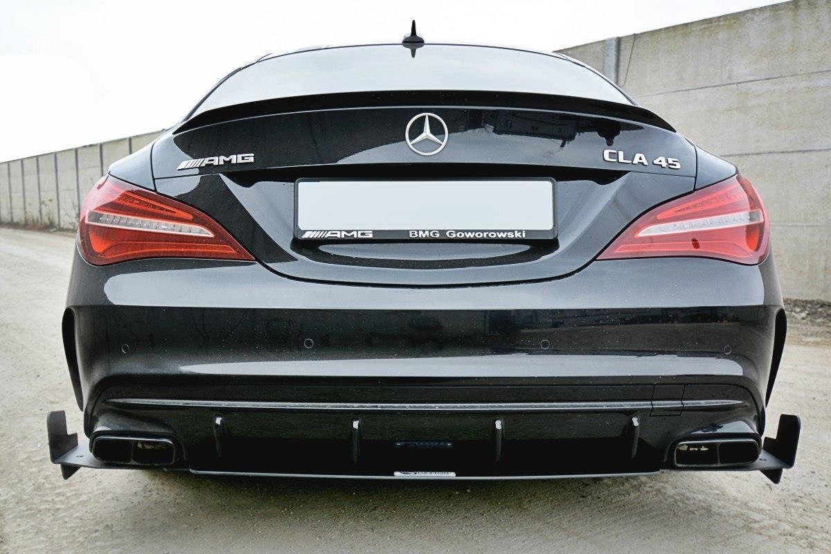 Maxton Design - Diffusor V3 Heck Ansatz für Diffusor für Mercedes CLA A45 AMG C117 Facelift - Aerowerk.