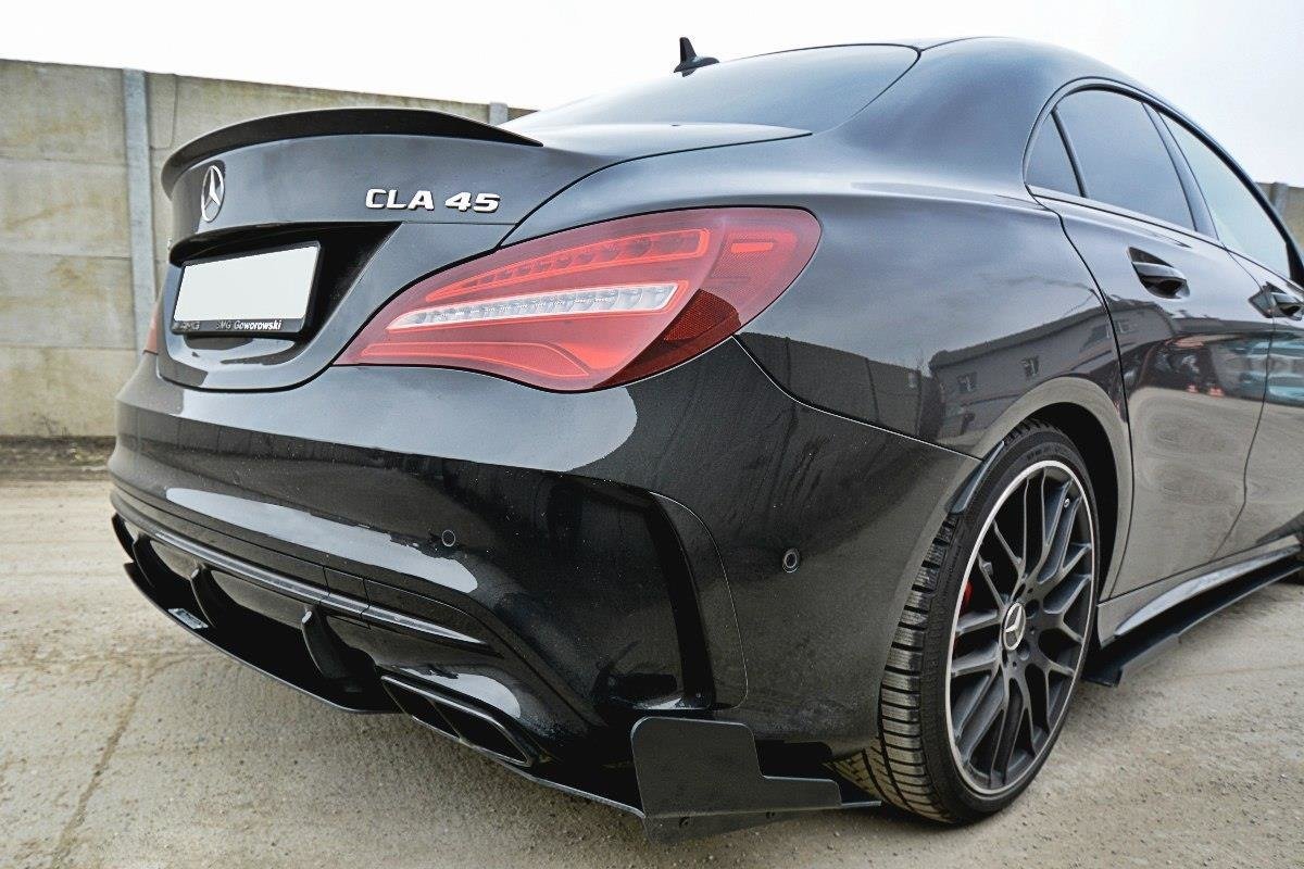 Maxton Design - Diffusor V3 Heck Ansatz für Diffusor für Mercedes CLA A45 AMG C117 Facelift - Aerowerk.