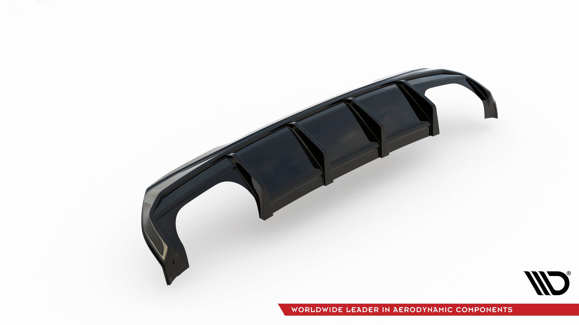 Maxton Design - Diffusor V.3 Heckansatz für BMW 1er F40 M - Paket/ M135i / 128ti (für Doppelauspuff li. + re.) - Aerowerk.