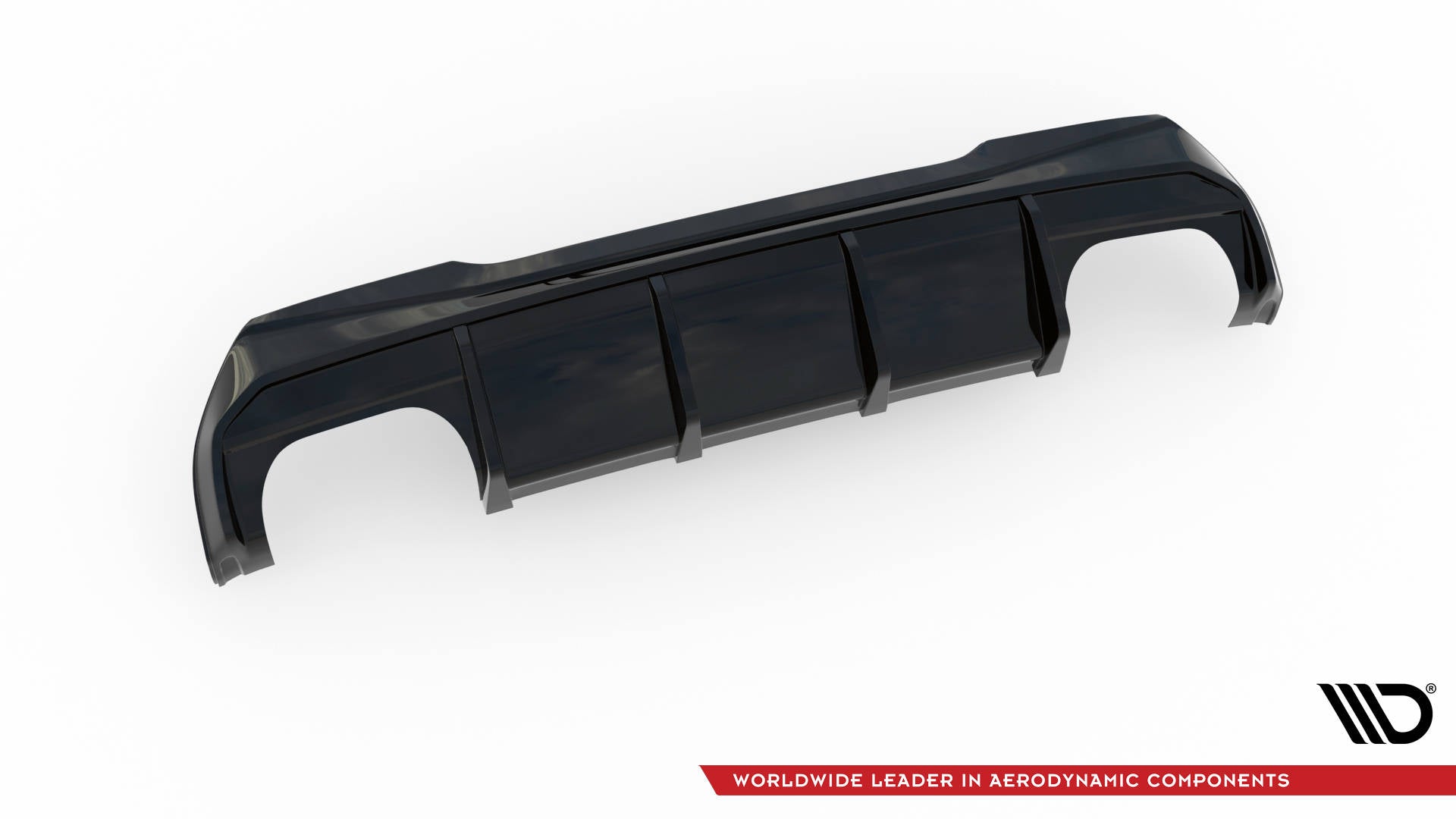 Maxton Design - Diffusor V.3 Heckansatz für BMW 1er F40 M - Paket/ M135i / 128ti (für Doppelauspuff li. + re.) - Aerowerk.