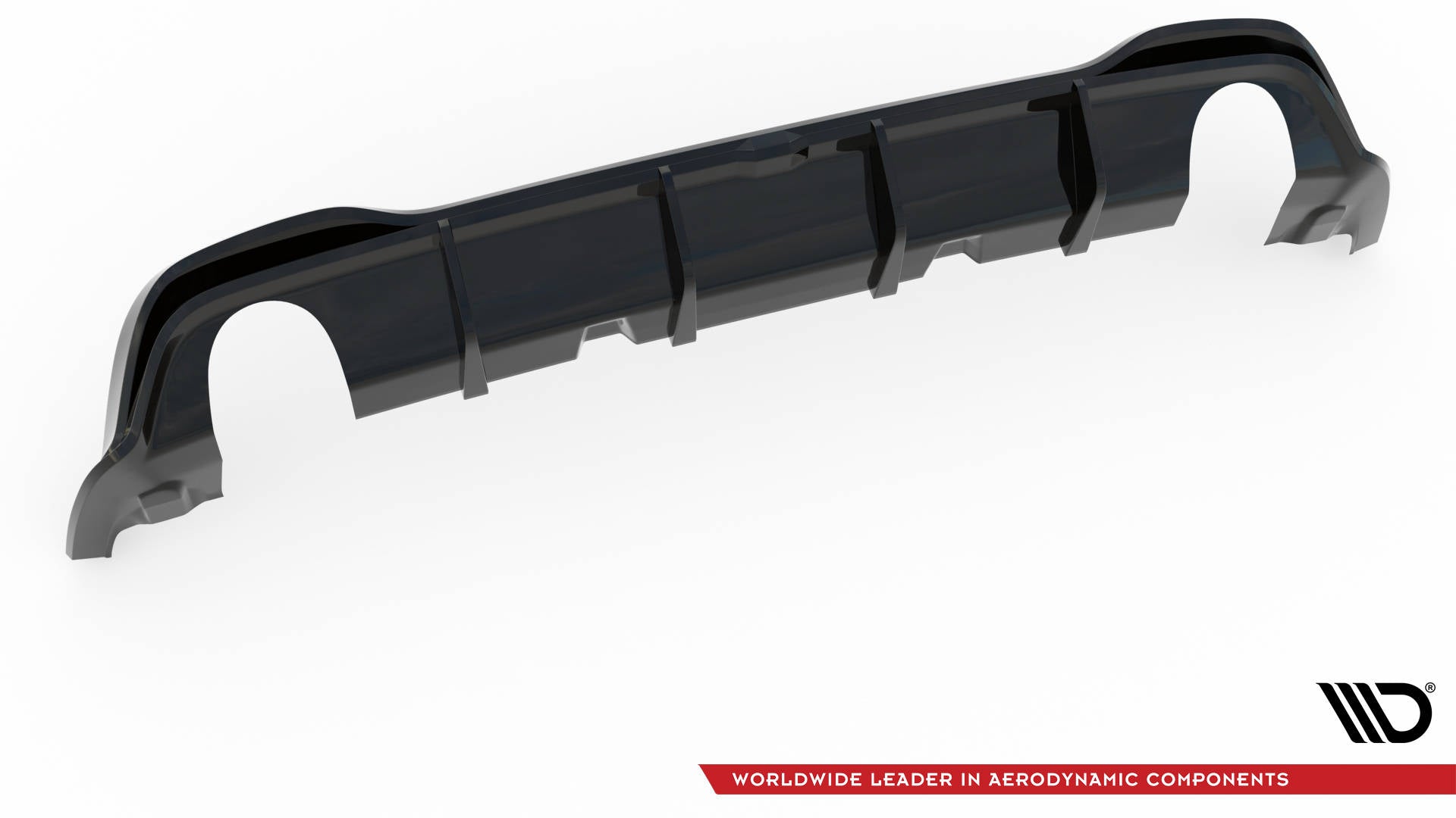 Maxton Design - Diffusor V4 Heck Ansatz für VW Golf GTI Mk8 - Aerowerk.