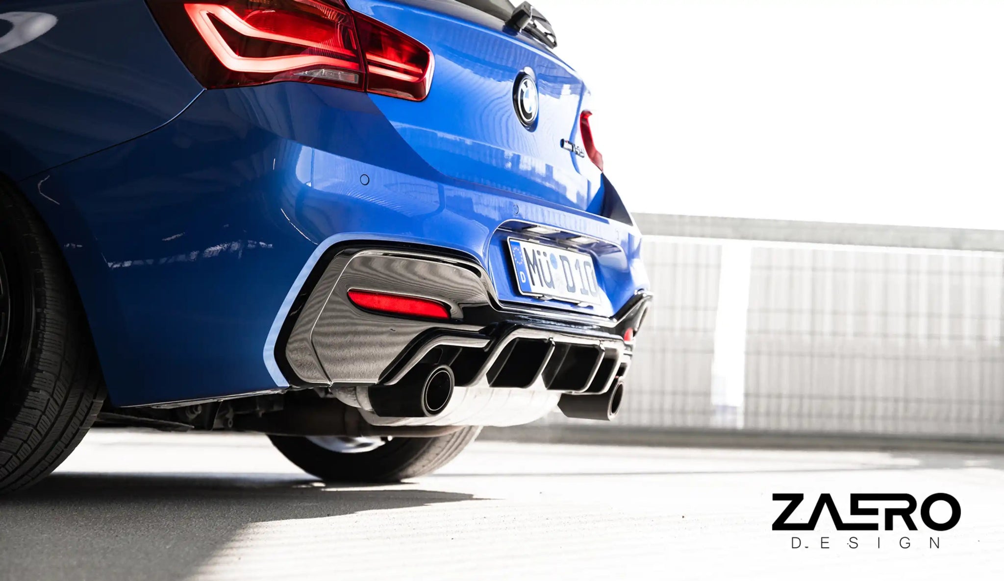 EVO-1 Diffusor für BMW 1er F20 | F21 – M135 | M140 (M-Paket LCI) - Aerowerk.