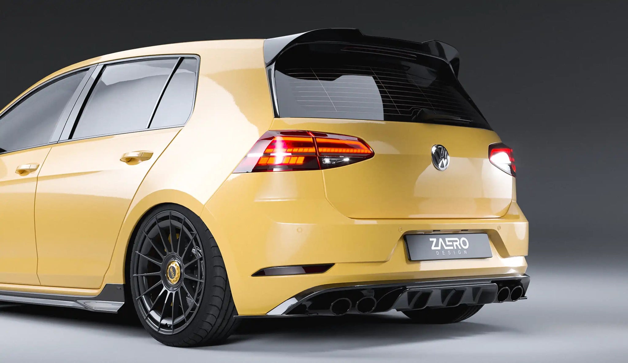 EVO-1 Diffusor für VW Golf 7 R (Facelift) - Aerowerk.
