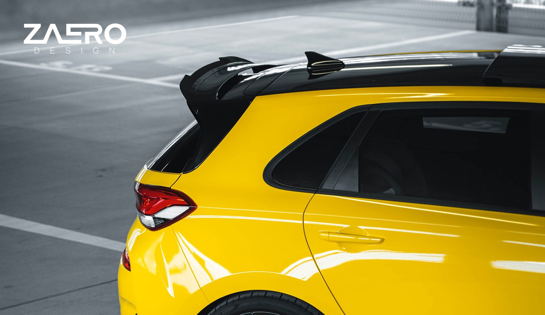 EVO-1 Heckspoiler V.1 für Hyundai I30N Hatchback - Aerowerk.