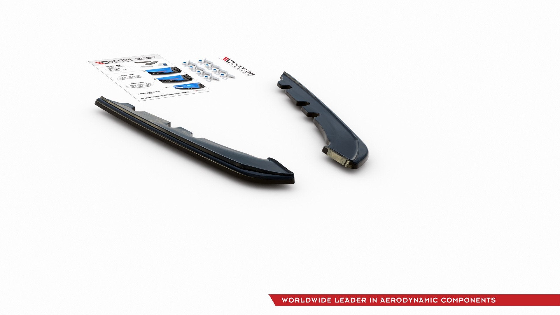 Maxton Design - Flaps Heckansatz Diffusor für BMW 3er E91 Facelift - Aerowerk.