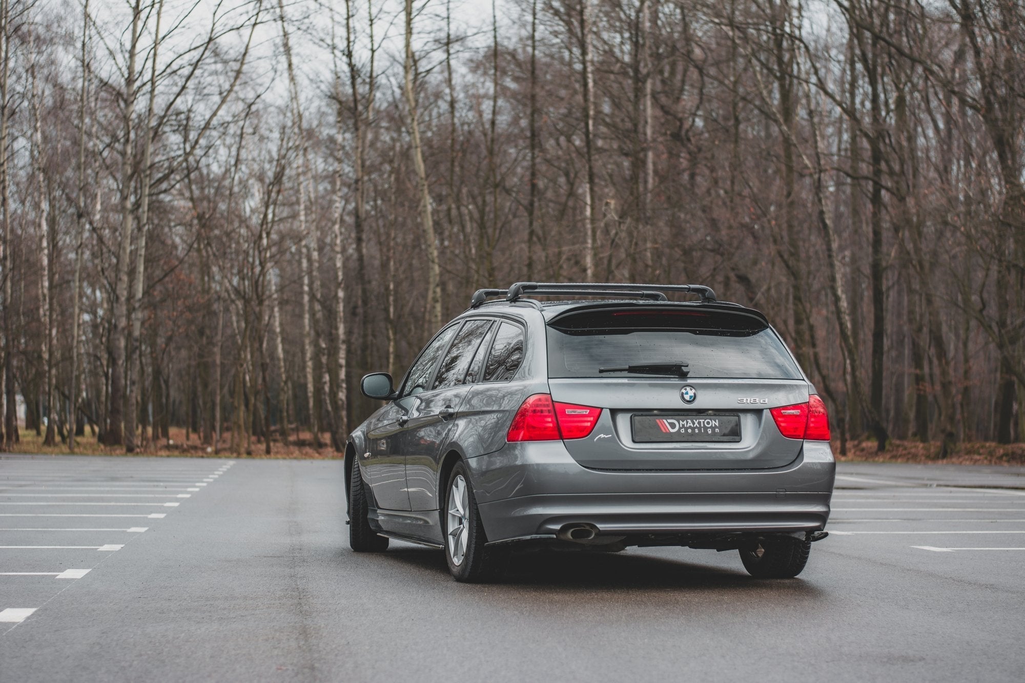 Maxton Design - Flaps Heckansatz Diffusor für BMW 3er E91 Facelift - Aerowerk.