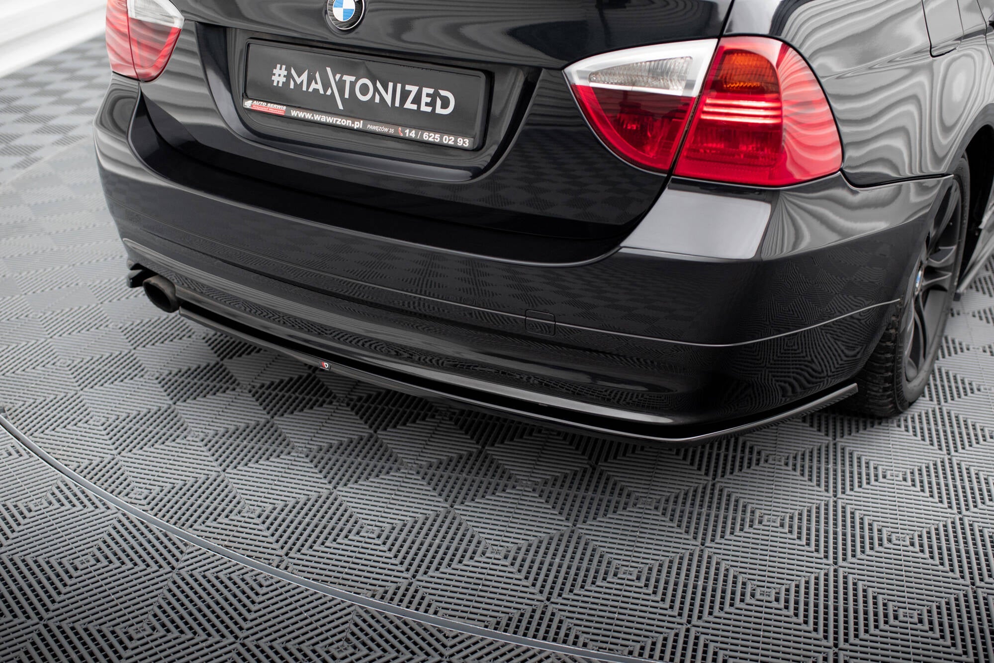 Maxton Design - Flaps Heckansatz Diffusor für BMW 3er Touring E91 - Aerowerk.