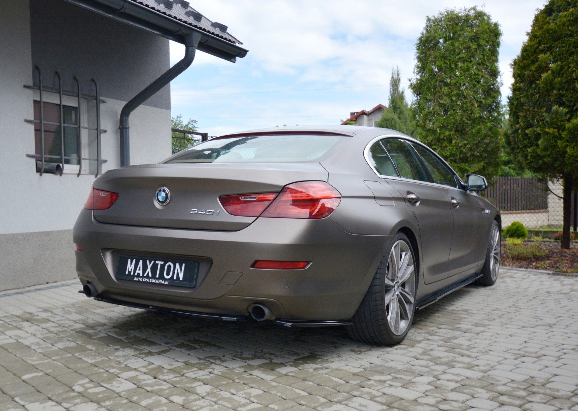 Maxton Design - Flaps Heckansatz Diffusor für BMW 6er GRAN COUPÉ - Aerowerk.