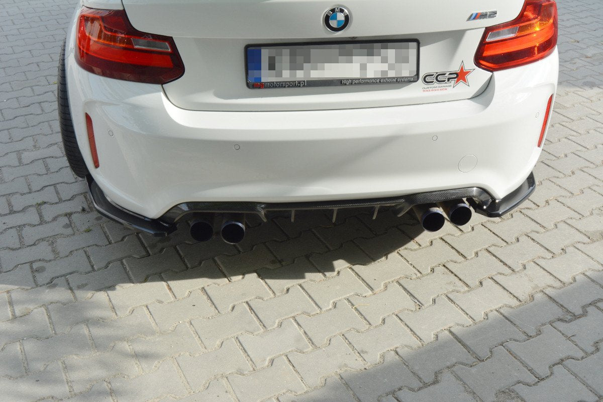 Maxton Design - Flaps Heckansatz Diffusor für BMW M2 (F87) COUPÉ - Aerowerk.