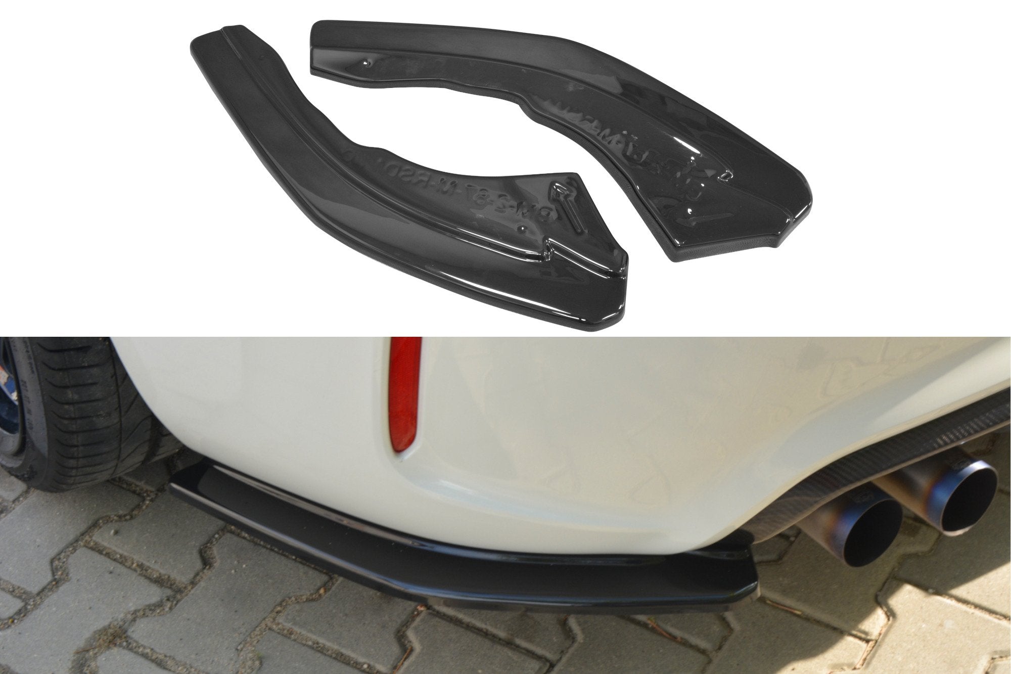 Maxton Design - Flaps Heckansatz Diffusor für BMW M2 (F87) COUPÉ - Aerowerk.