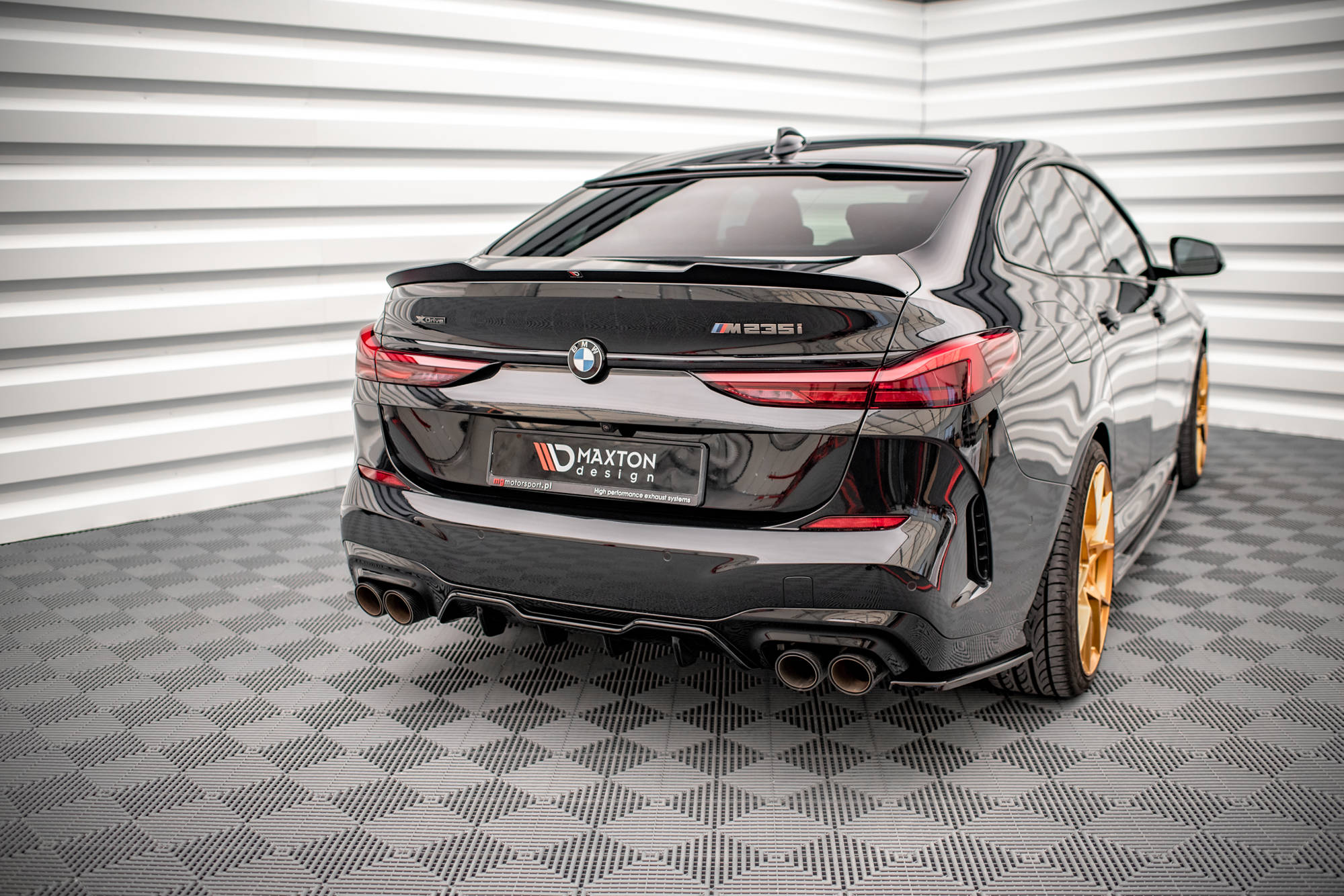 Maxton Design - Flaps Heckansatz Diffusor für BMW M235i Gran Coupe F44 - Aerowerk.