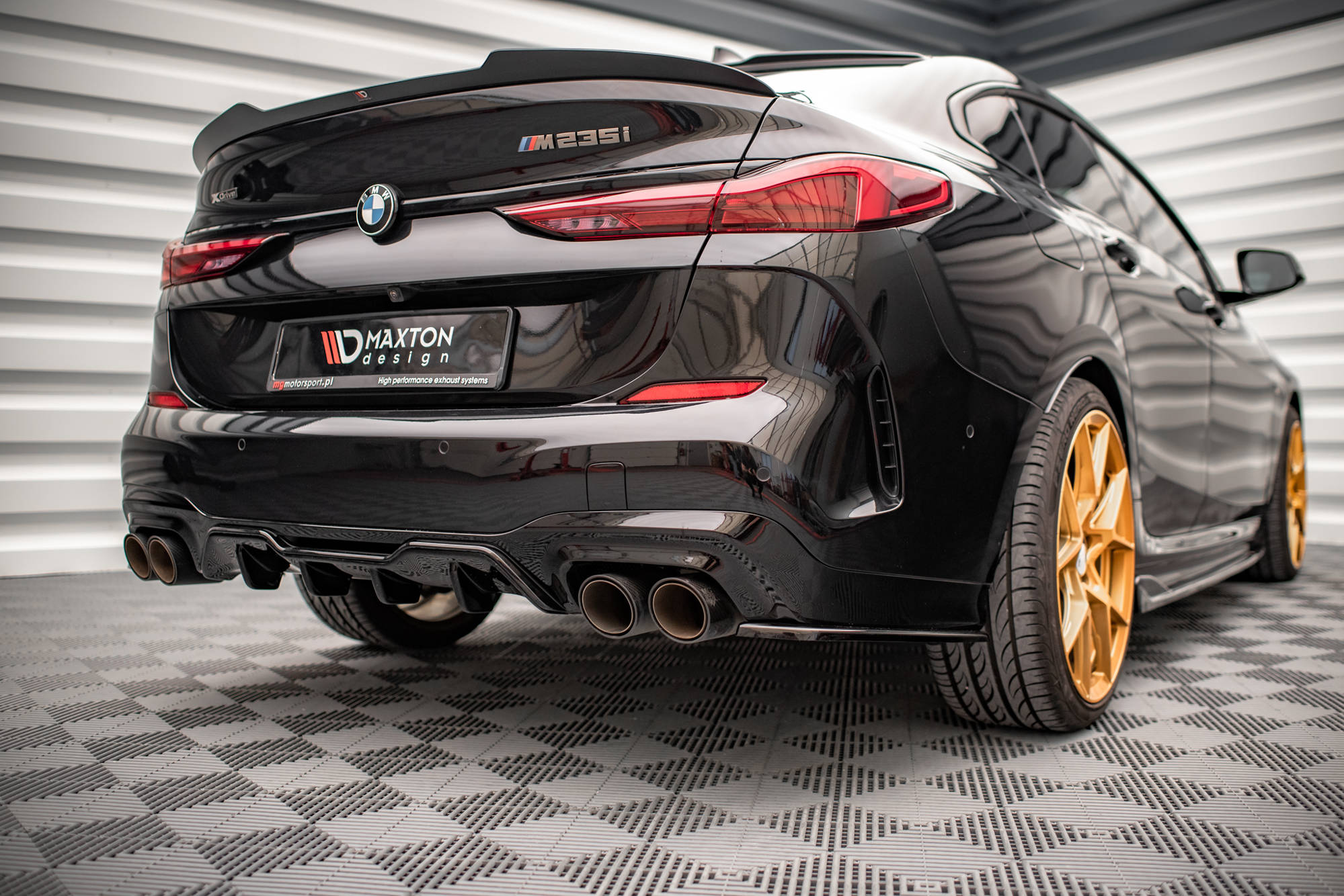 Maxton Design - Flaps Heckansatz Diffusor für BMW M235i Gran Coupe F44 - Aerowerk.