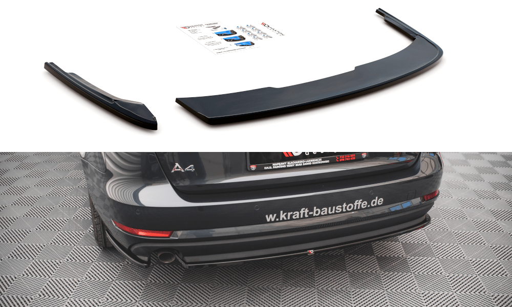 Maxton Design - Flaps Heckansatz Flaps Heckansatz für Audi A4 B9 - Aerowerk.