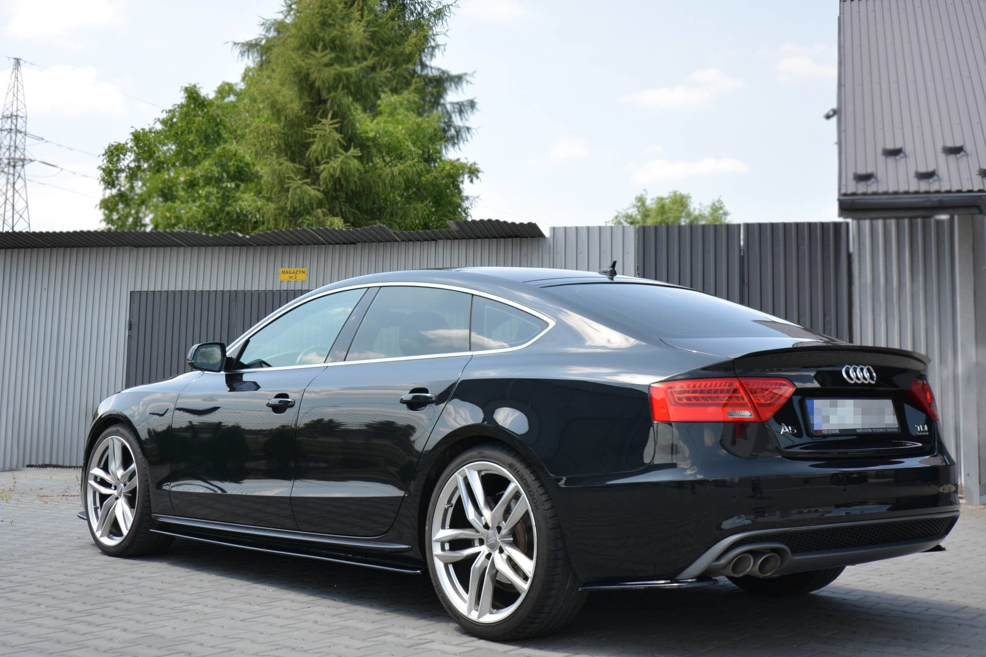 Maxton Design - Flaps Heckansatz Flaps Heckansatz für Audi A5 S - Line 8T FL Sportback - Aerowerk.