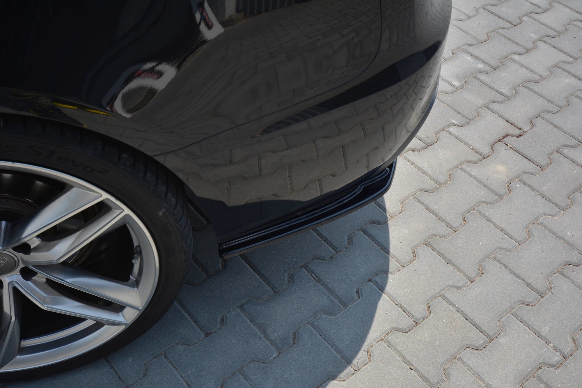 Maxton Design - Flaps Heckansatz Flaps Heckansatz für Audi A5 S - Line 8T FL Sportback - Aerowerk.