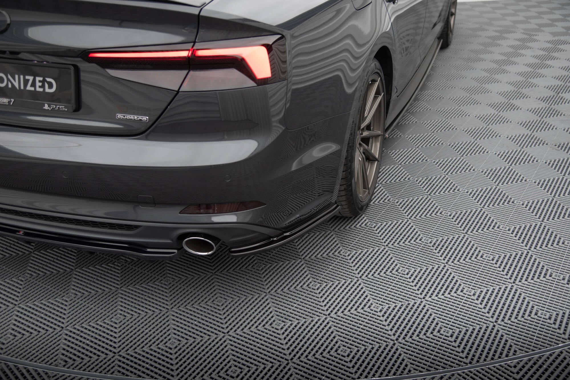 Maxton Design - Flaps Heckansatz Flaps Heckansatz für Audi A5 S - Line F5 Sportback - Aerowerk.