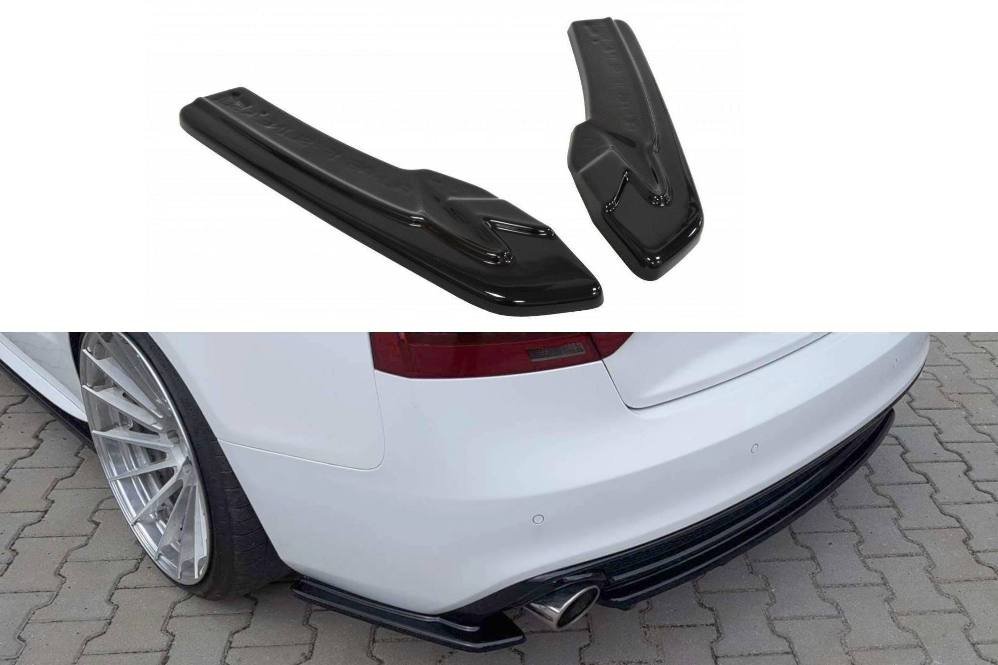 Maxton Design - Flaps Heckansatz Flaps Heckansatz für AUDI A5 S - LINE Facelift - Aerowerk.