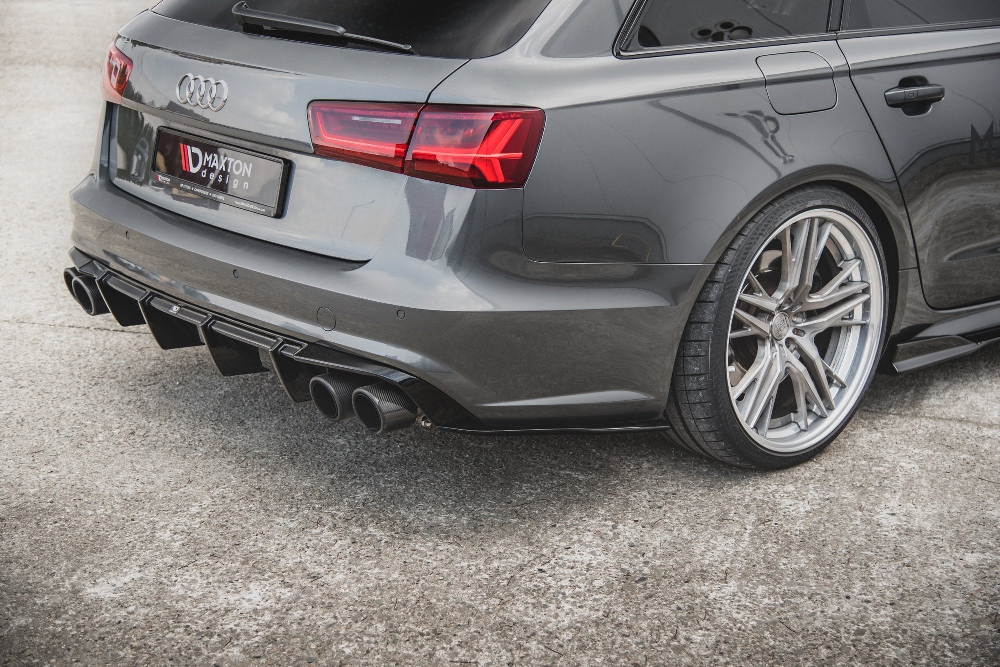 Maxton Design - Flaps Heckansatz Flaps Heckansatz für Audi A6 / A6 C7 S - line/ S6 C7 Facelift - Aerowerk.