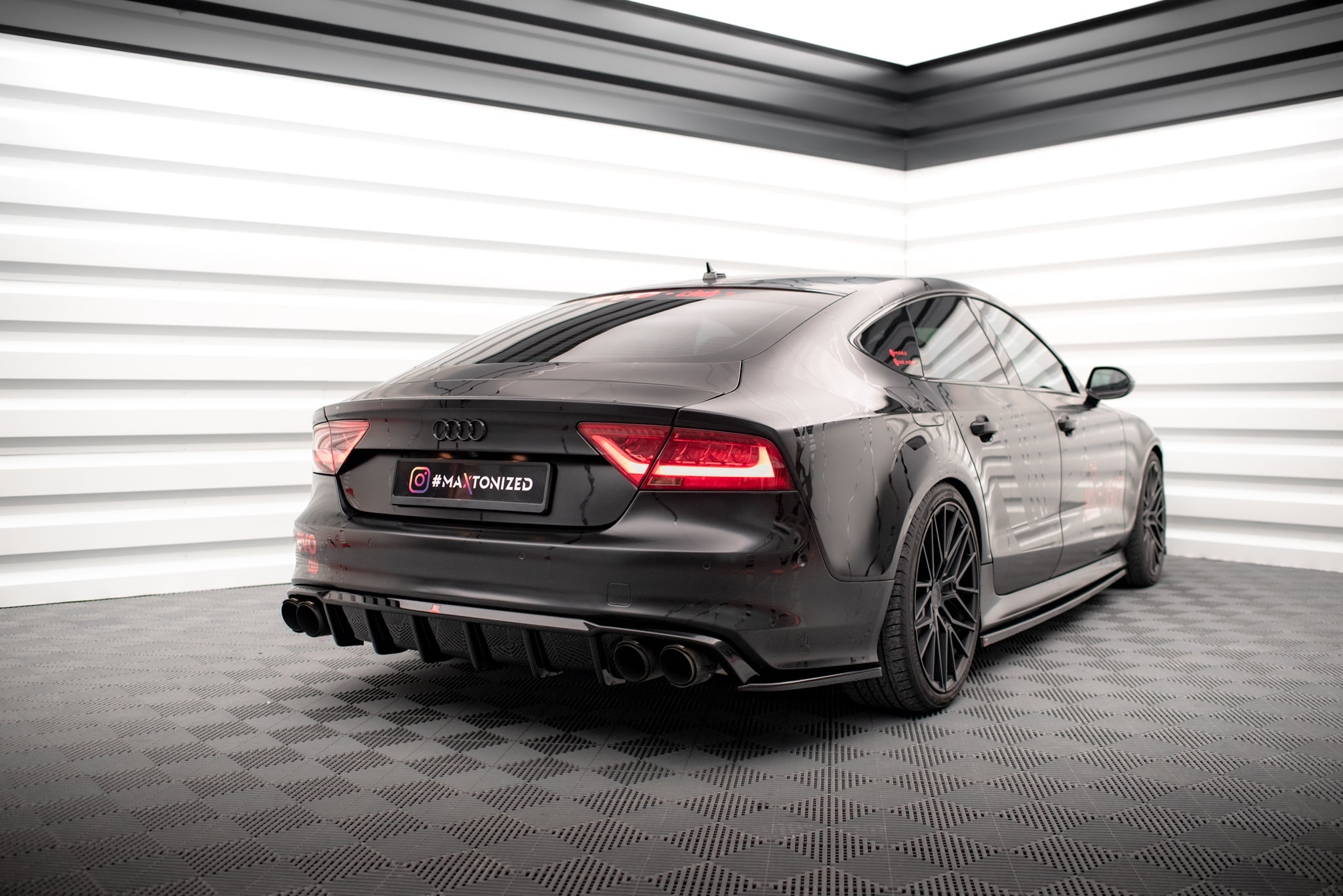 Maxton Design - Flaps Heckansatz Flaps Heckansatz für Audi A7 S - Line C7 - Aerowerk.