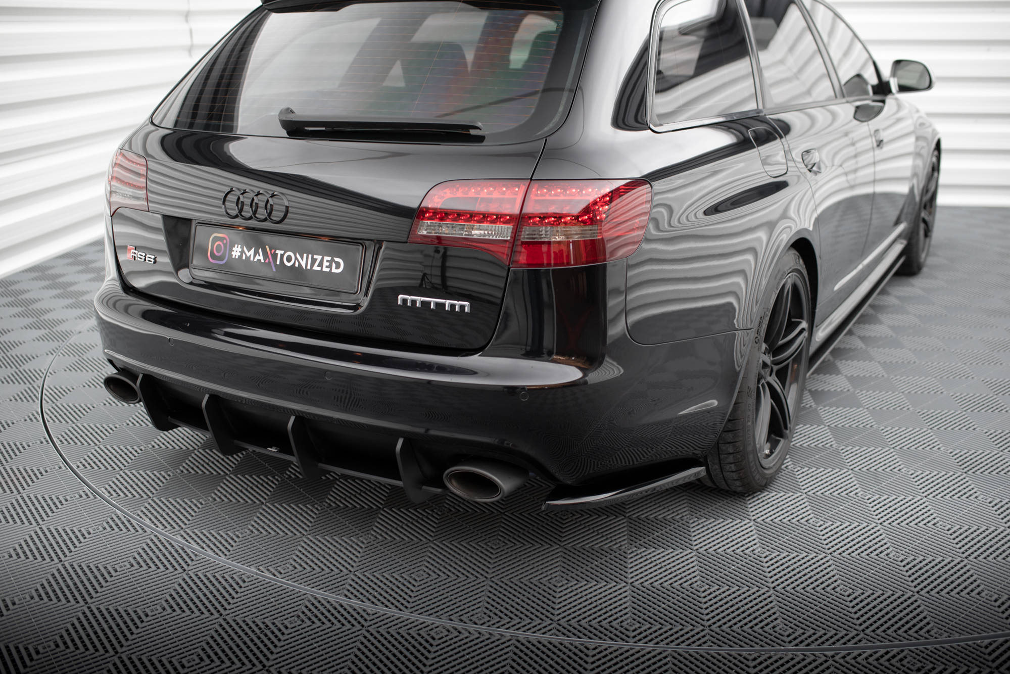 Maxton Design - Flaps Heckansatz Flaps Heckansatz für Audi RS6 Avant C6 - Aerowerk.