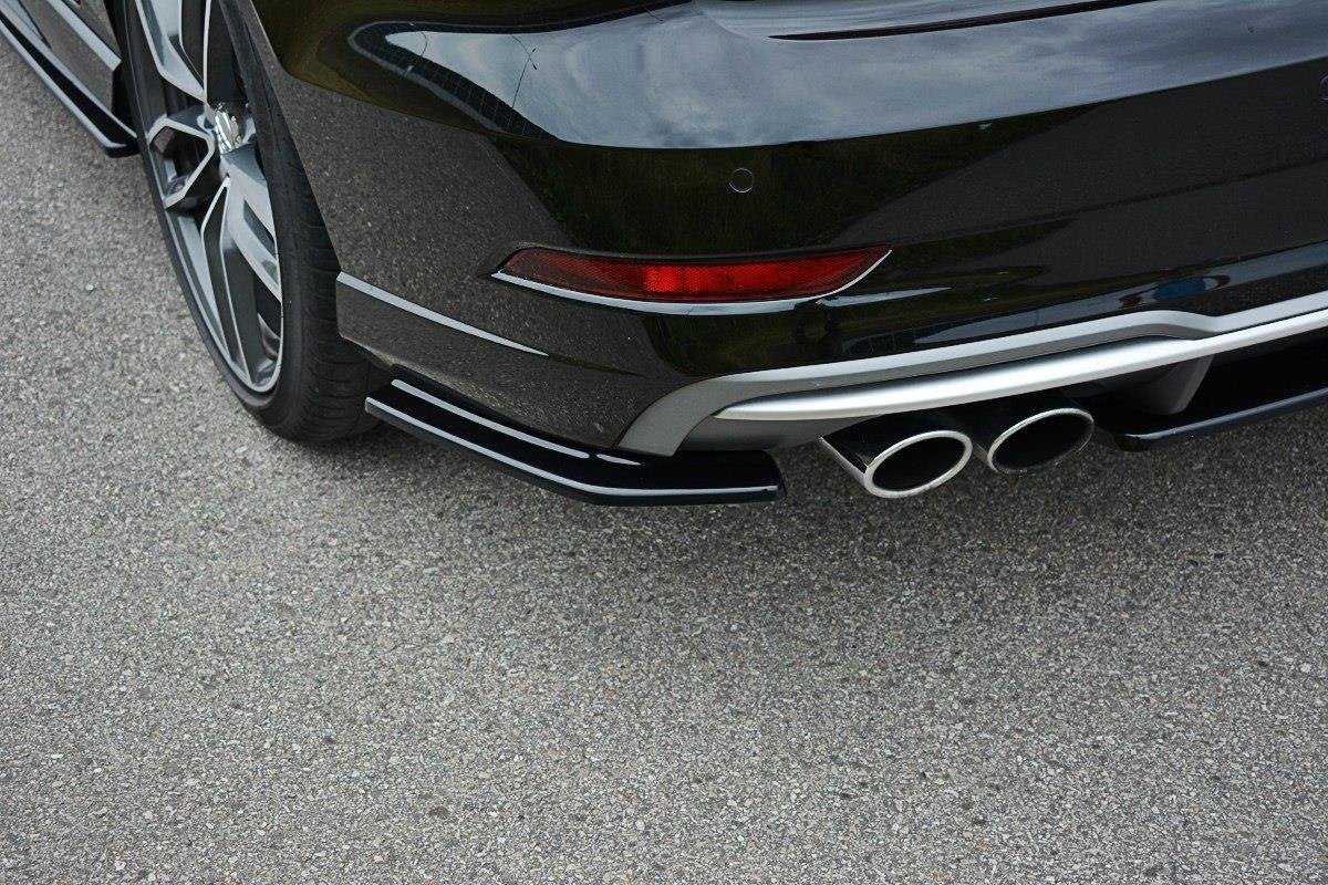 Maxton Design - Flaps Heckansatz Flaps Heckansatz für Audi S3 / A3 S - Line 8V FL Limousine - Aerowerk.