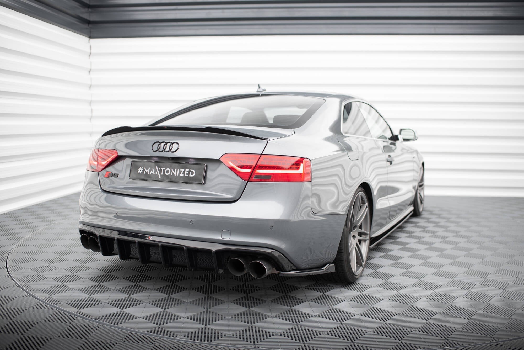 Maxton Design - Flaps Heckansatz Flaps Heckansatz für Audi S5 / A5 S - Line Coupe 8T Facelift - Aerowerk.