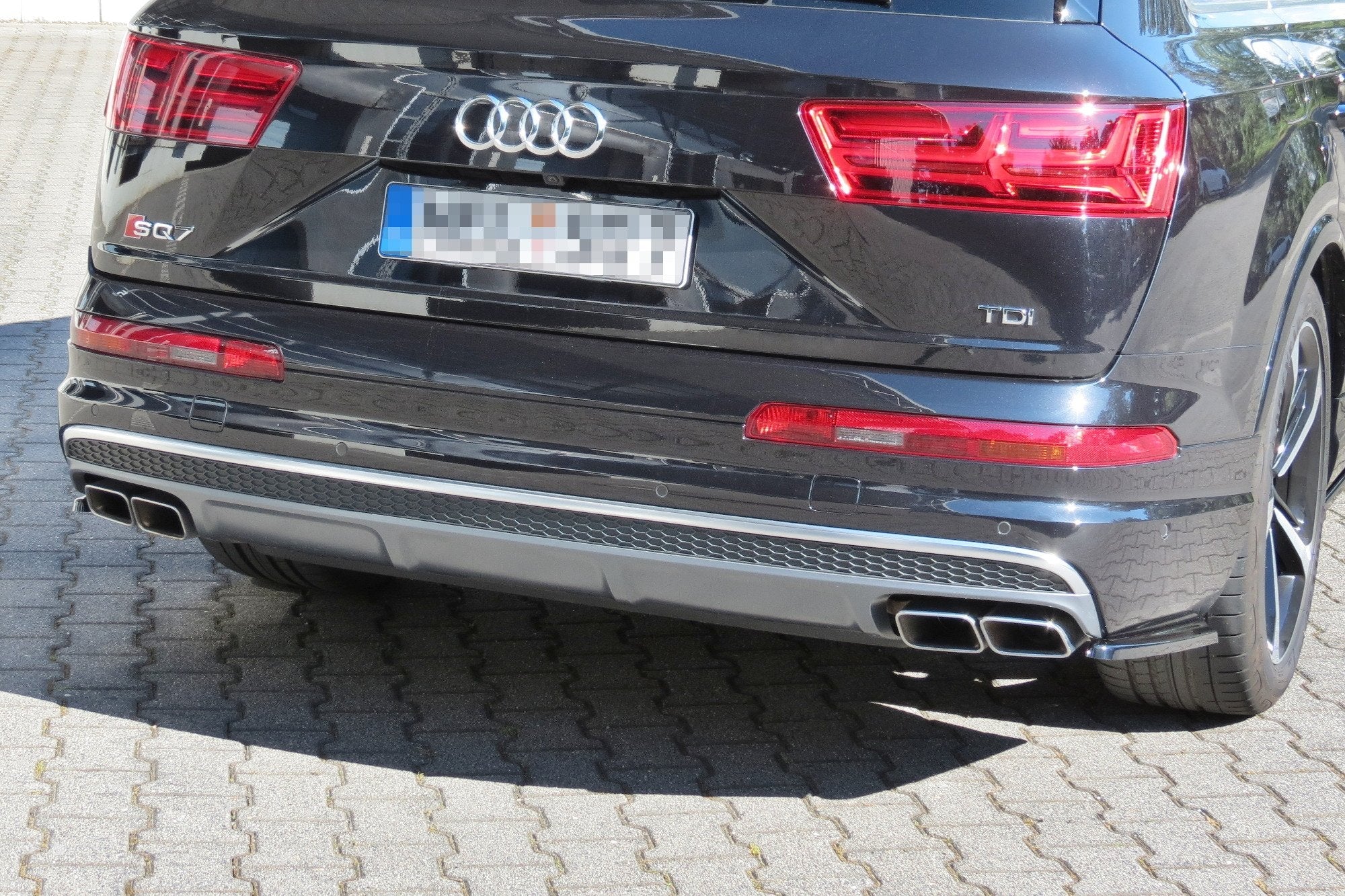 Maxton Design - Flaps Heckansatz Flaps Heckansatz für Audi SQ7 / Q7 S - Line Mk.2 - Aerowerk.
