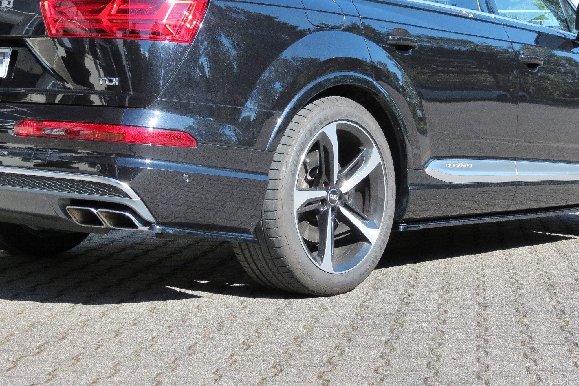 Maxton Design - Flaps Heckansatz Flaps Heckansatz für Audi SQ7 / Q7 S - Line Mk.2 - Aerowerk.