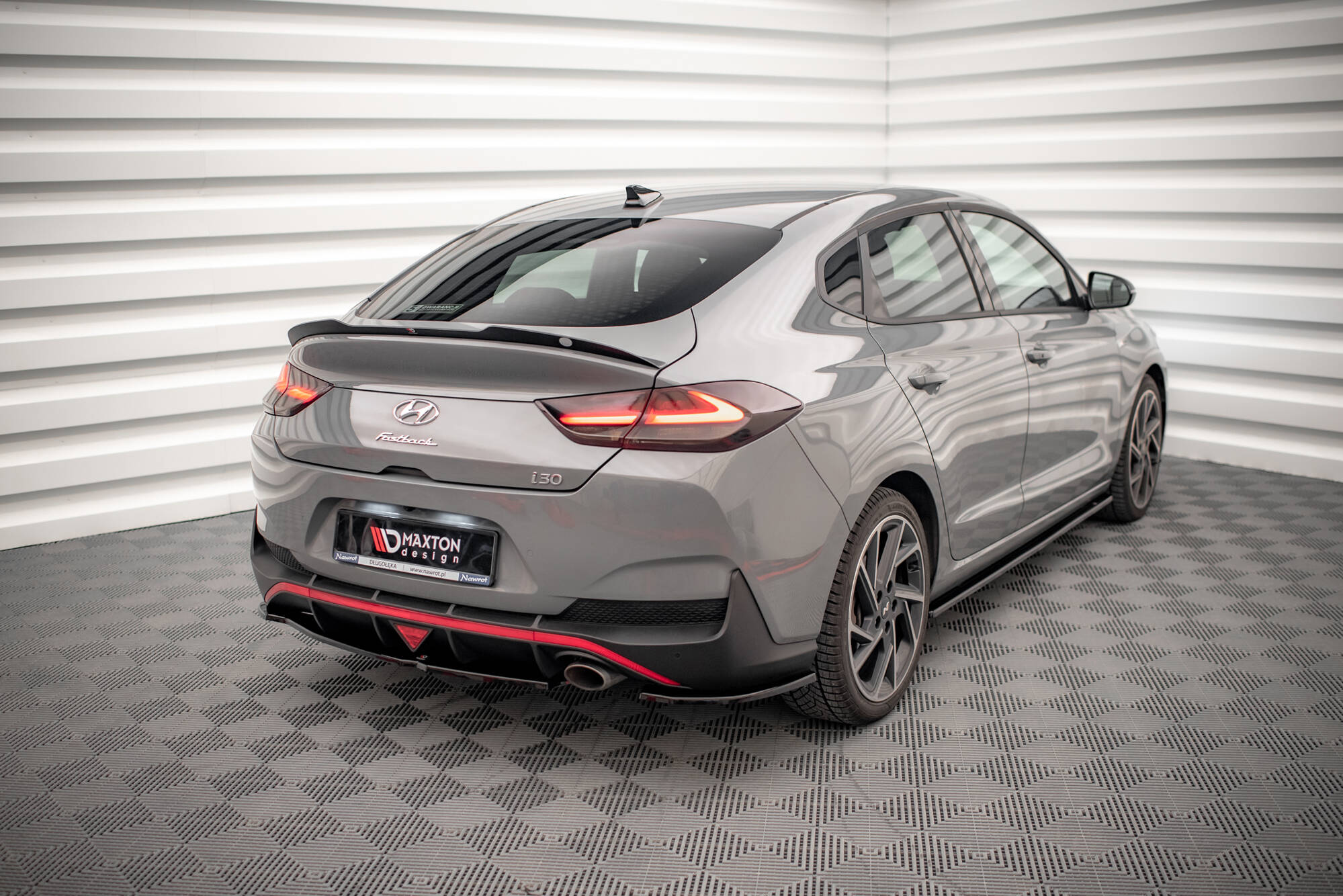 Maxton Design - Flaps Heckansatz Flaps Heckansatz für Hyundai I30 Fastback N - Line Mk3 Facelift - Aerowerk.
