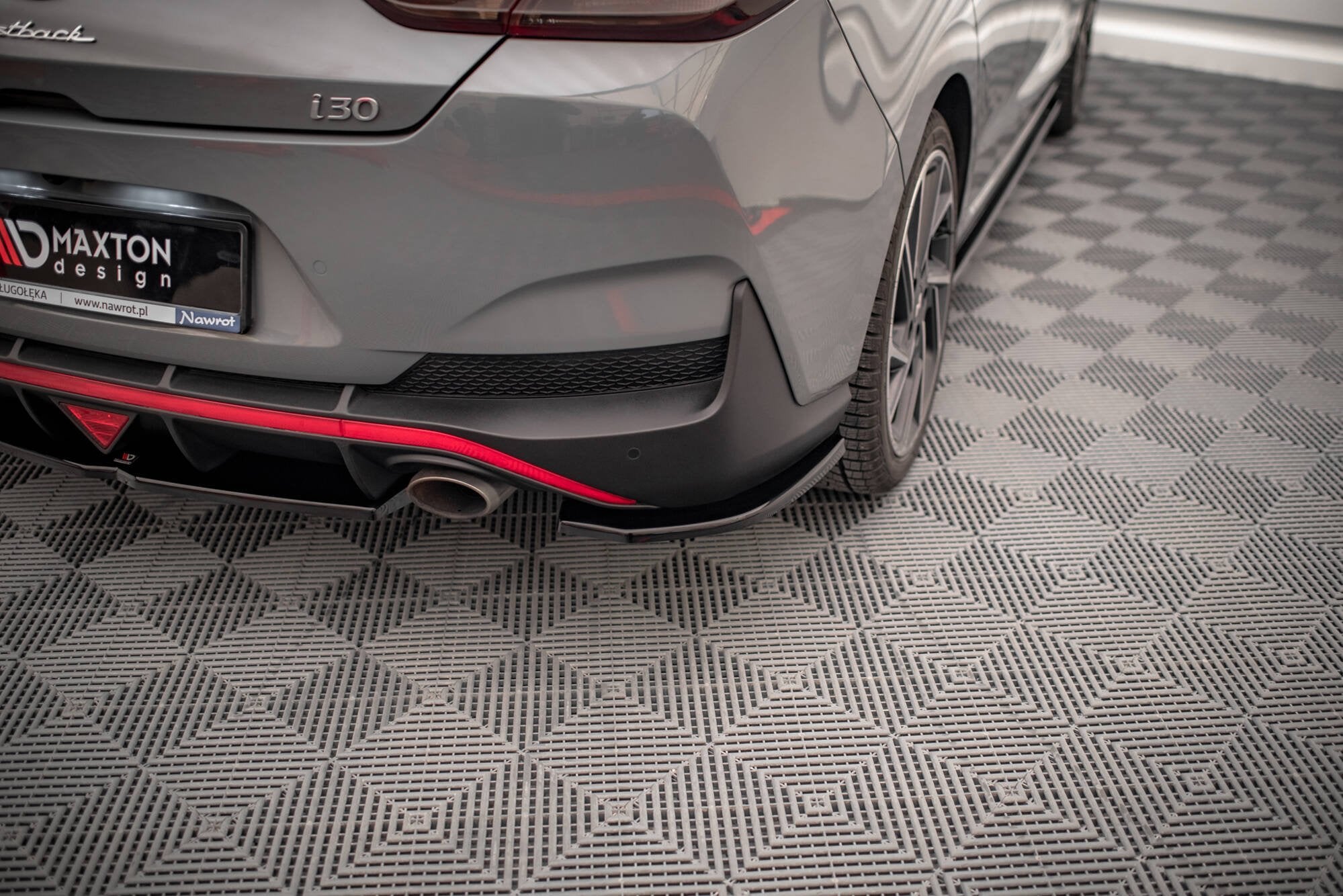 Maxton Design - Flaps Heckansatz Flaps Heckansatz für Hyundai I30 Fastback N - Line Mk3 Facelift - Aerowerk.