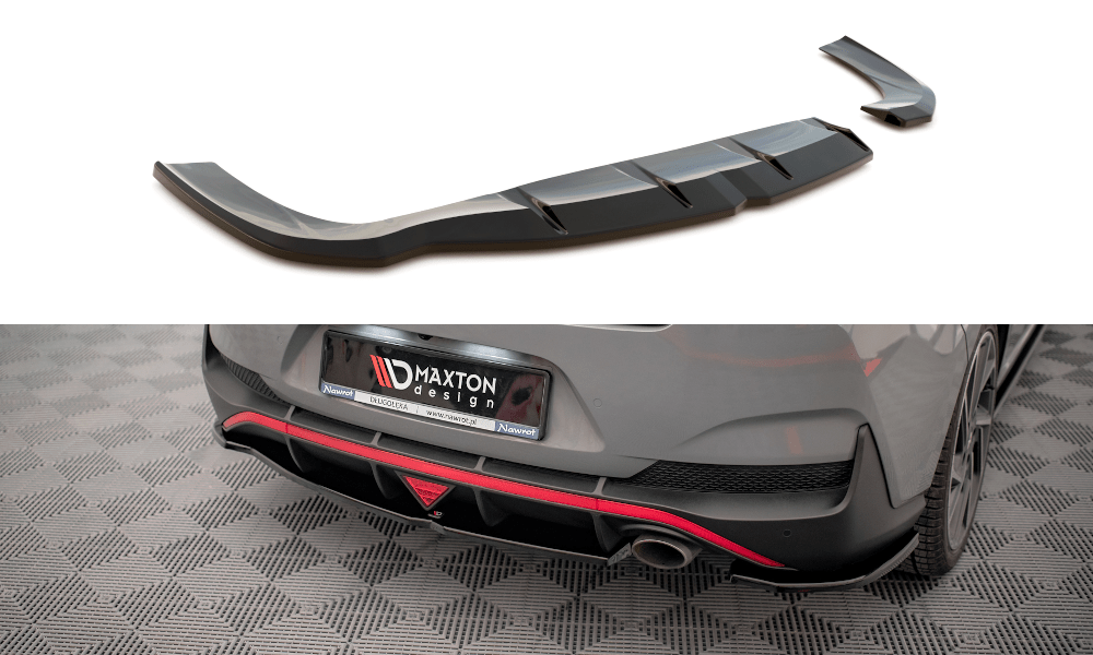 Maxton Design - Flaps Heckansatz Flaps Heckansatz für Hyundai I30 Fastback N - Line Mk3 Facelift - Aerowerk.