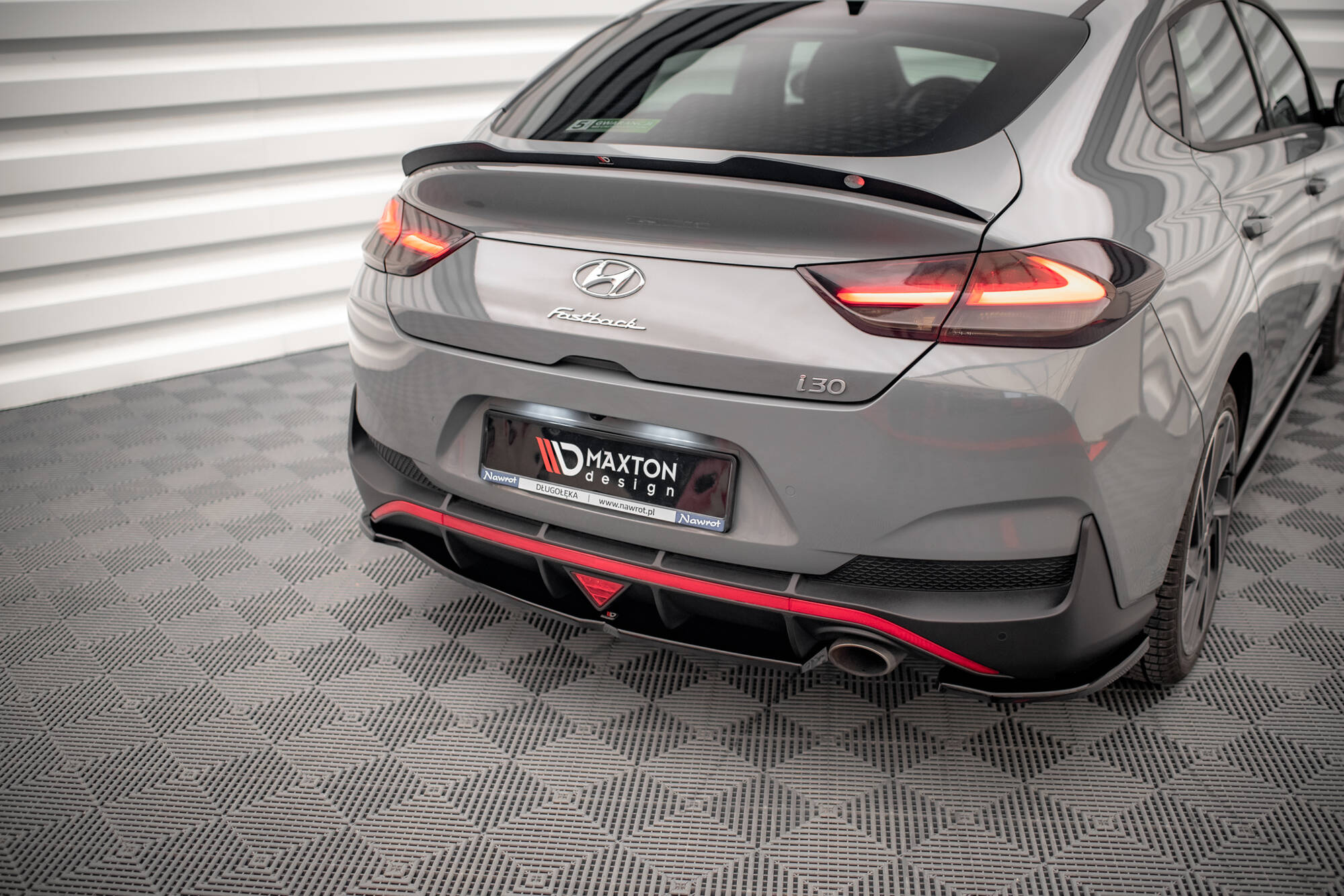 Maxton Design - Flaps Heckansatz Flaps Heckansatz für Hyundai I30 Fastback N - Line Mk3 Facelift - Aerowerk.