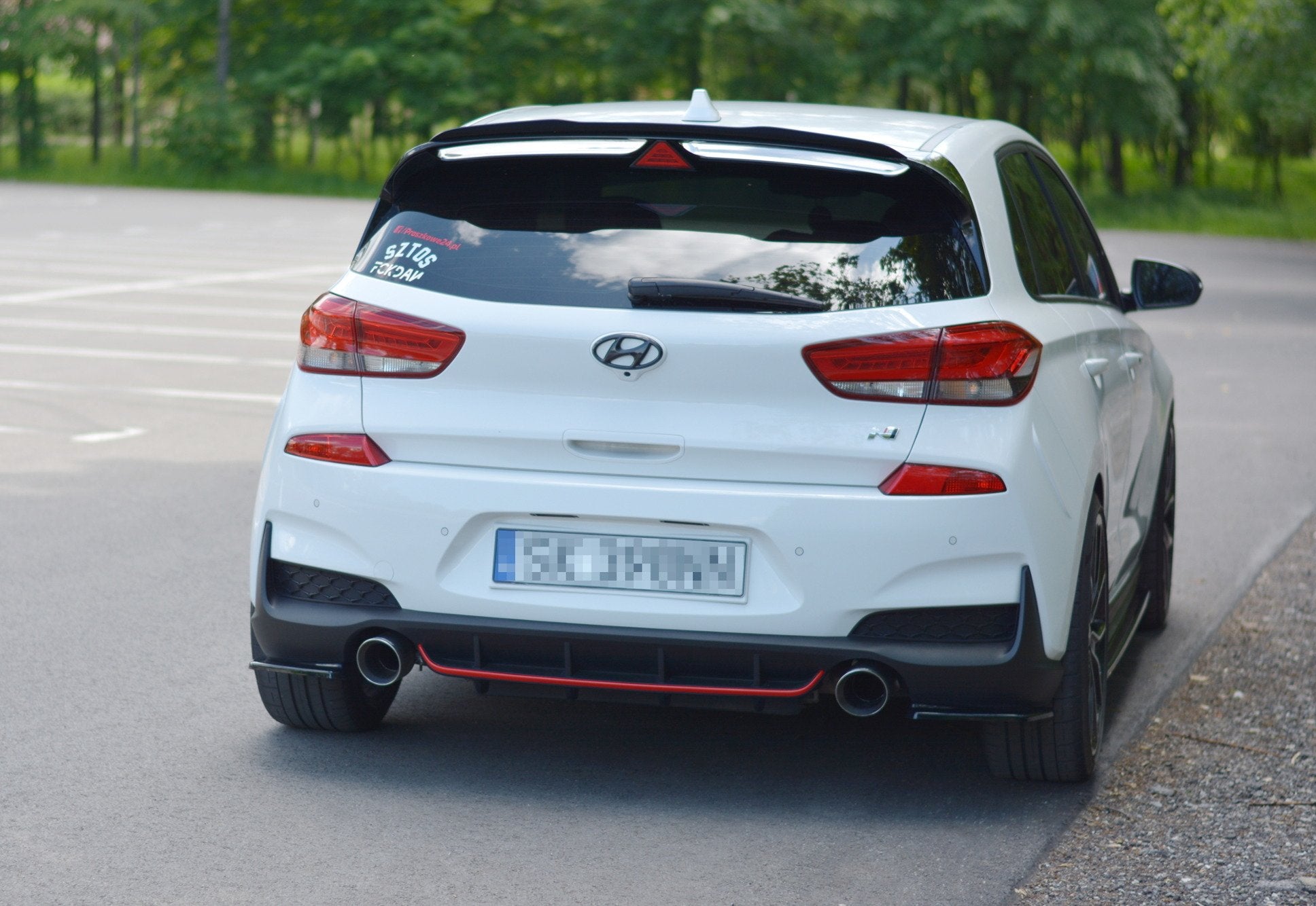 Maxton Design - Flaps Heckansatz Flaps Heckansatz für HYUNDAI I30 Mk3 N - Aerowerk.