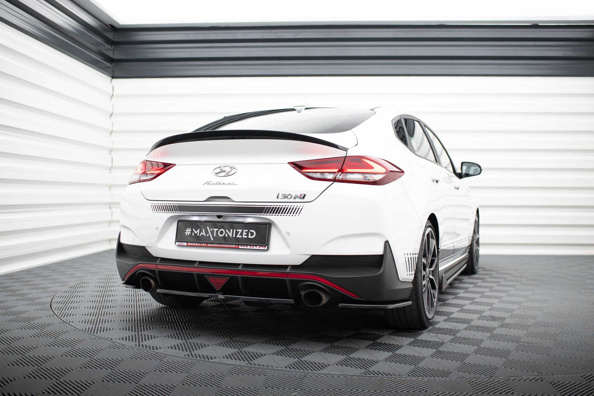 Maxton Design - Flaps Heckansatz Flaps Heckansatz für Hyundai I30 N Mk3 Fastback - Aerowerk.