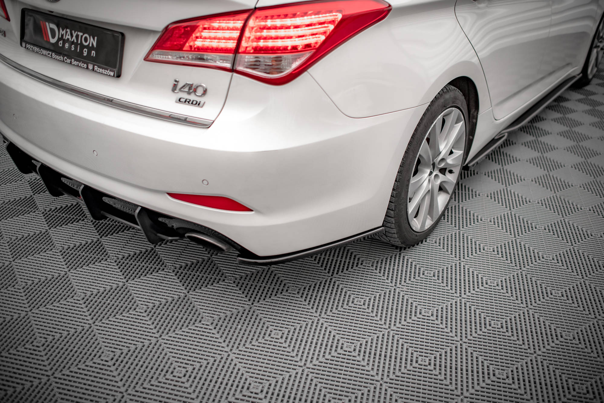 Maxton Design - Flaps Heckansatz Flaps Heckansatz für Hyundai I40 Mk1 - Aerowerk.