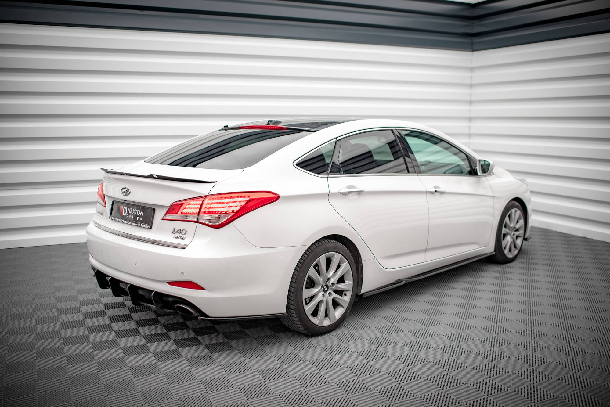 Maxton Design - Flaps Heckansatz Flaps Heckansatz für Hyundai I40 Mk1 - Aerowerk.