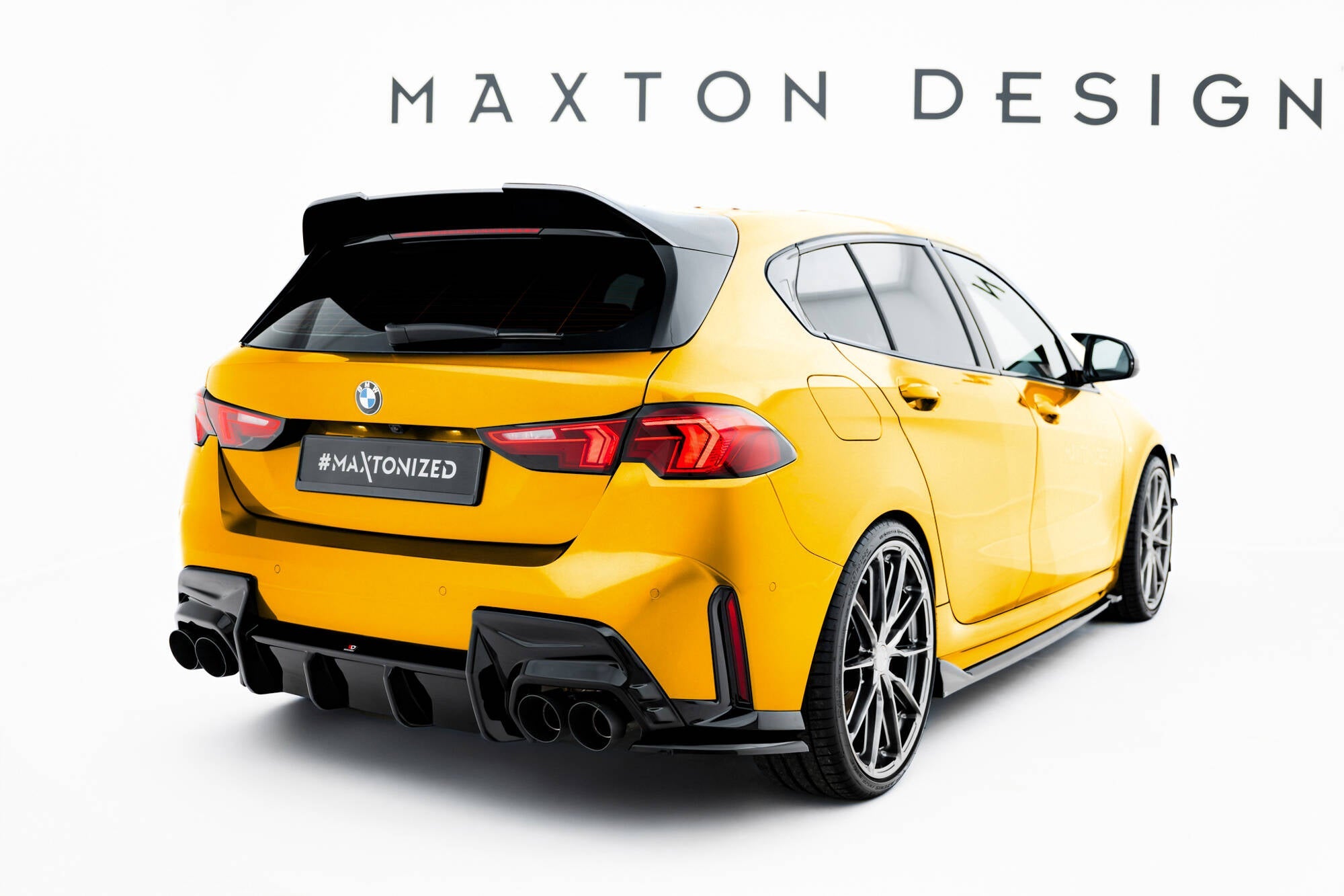 Maxton Design - Flaps Heckansatz V.1 Diffusor für BMW 1er M - Paket F70 - Aerowerk.